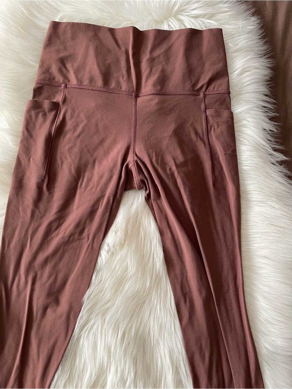 Athleta High-Waist Brown Leggings - Picture 7 of 11